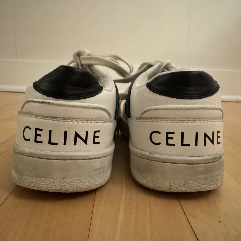 Women’s White and Black Sneakers - Picture 4 of 9